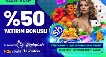 Superbetin’den Yüzde 50 Casino Yatırım Bonusu!